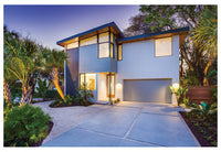 LED Decorative Sconces - Contemporary Outdoor Wall Lights - Different Options for Size, Finish and a Photocell