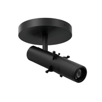 Large Stealth Framing Projector Monopoint Luminaire 3500K in Black - MO-1224-935-BK