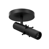 Large Stealth Framing Projector Monopoint Luminaire 3500K in Black - MO-1224-935-BK