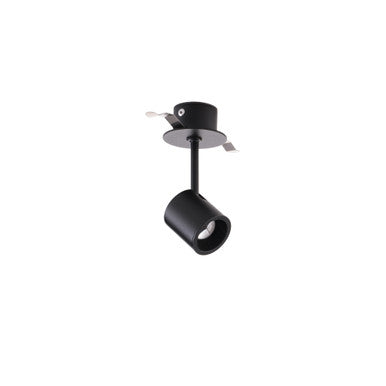 Stealth Silo 007 Adjustable Beam Monopoint Luminaire 3000K in Black - MR-2007-930-BK