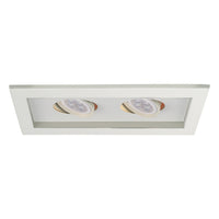 Low Voltage Multiple Two Light Non-IC Housing - MT-216LED-WT/WT