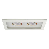 Low Voltage Multiple Two Light Non-IC Housing - MT-216LED-WT/WT