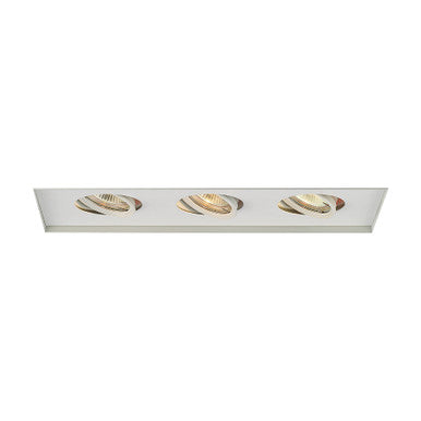 Low Voltage Multiple Three Light Invisible Trim in White