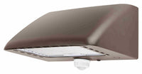 LED Cut Off Wallpack - Watt Selectable 95W/76W/57W/38W - 13800 Max Lumens - Color Selectable 30K/40K/50K - 120-277V - Bronze Finish - With Integrated Photocell