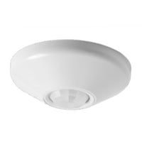 Low Voltage Ceiling Mount Sensor, Passive Dual Technology, Small Motion / Standard Range 360° Lens, Rear RJ-45 Ports, Buy American Act