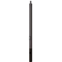 10 Foot Square Pole For Direct Burial - Steel With Bronze Finish - 4 Inch Diameter With 2.5 Inch Tenon Adapter