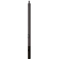 15 Foot Square Pole For Direct Burial - Steel With Bronze Finish - 4 Inch Diameter With 2.5 Inch Tenon Adapter