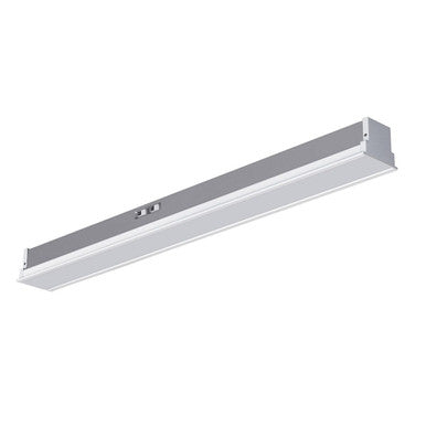 8' Narrow Recessed Linear, Switchable Lumen (550/750/1000 per foot) and Switchable CCT (3500/4000/5000K CCT)