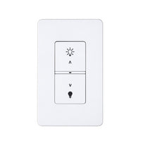 NX Connect Wireless Wall Dimmer 2-buttons in wall mount - battery operated