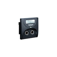Pathport,Wall Mount,2-Ports,XLR 5-Pin Female,Black