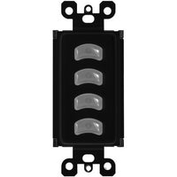 Wall Station Insert,Vignette RS485,4-Buttons,Black