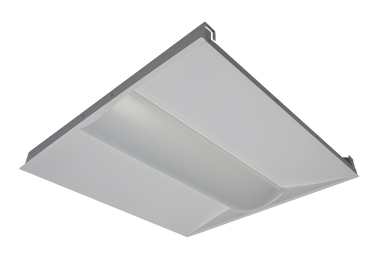 LED Basket Troffer - Selectable 20/25/30 Watt - Recessed Drop Ceiling Mount - 2500-3750 Lumens - Color Selectable 35K/40K/50K - 120-277V - White Finish - Dimmable - With Emergency Battery Back Up