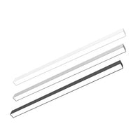 LED Square Hanging Office Lights - Modern Linear Pendant Fixture - Multiple Sizes and Finishes To Choose From