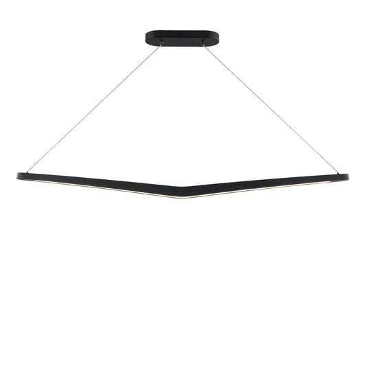 Alleron 46in. LED Linear Pendant 3500K in Black