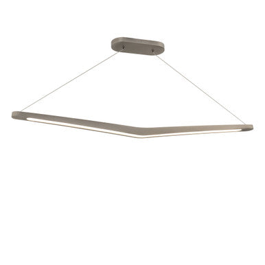 Alleron 46in. LED Linear Pendant 2700K in Brushed Nickel
