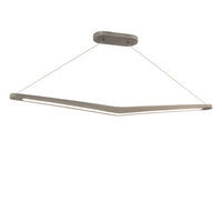 Alleron 46in. LED Linear Pendant 3000K in Brushed Nickel