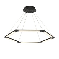 LUNE 32in. LED Chandelier Light 3000K in Black
