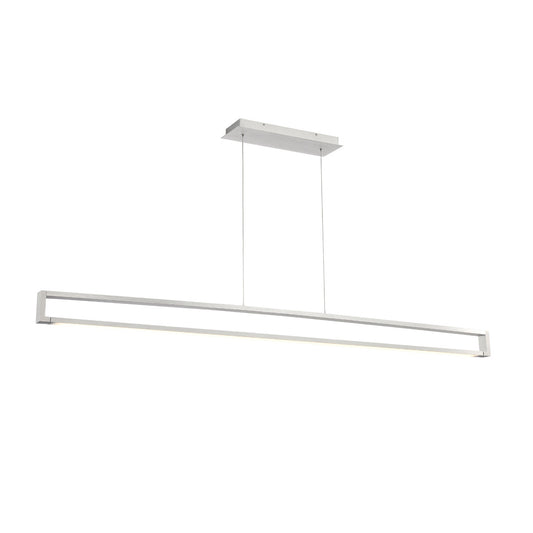 LUNE 63in. LED Linear Pendant 3000K in Brushed Aluminum