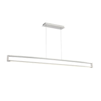 LUNE 63in. LED Linear Pendant 3000K in Brushed Aluminum