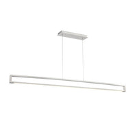 LUNE 63in. LED Linear Pendant 3000K in Brushed Aluminum