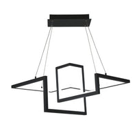 MINECRAft. 23in. LED Chandelier Light 3000K in Black