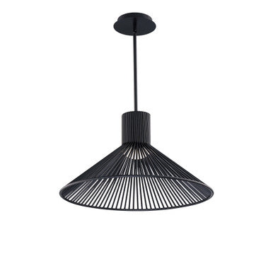 Cappe 21in. LED Pendant Light 4000K in Black