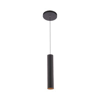 Silo 2015 Adjustable Beam Pendant 3500K in Black/Black