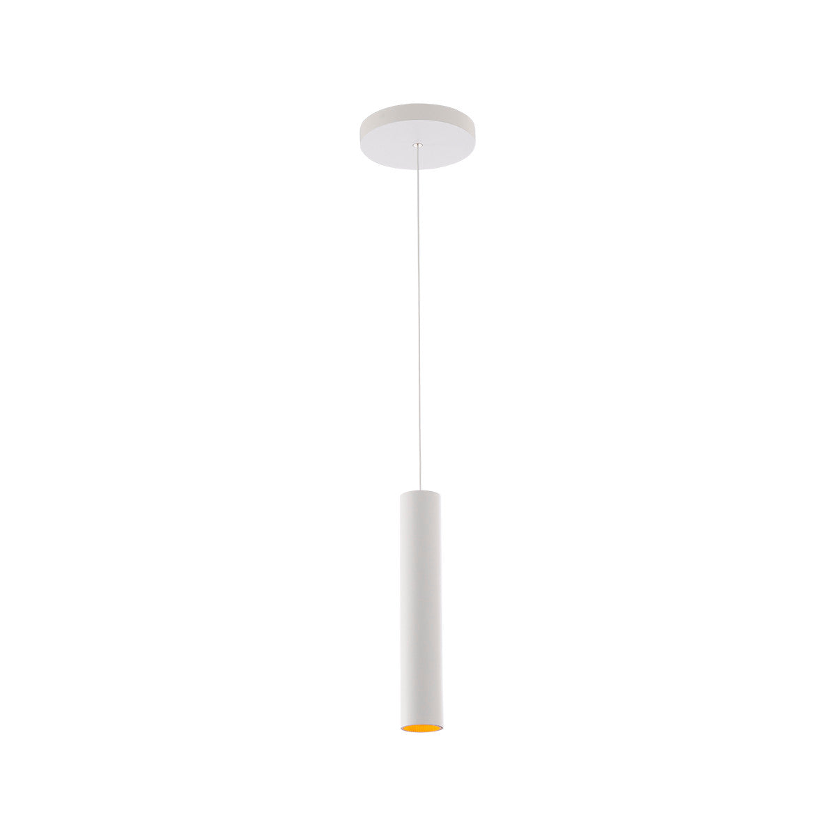 Silo 2020 Adjustable Beam Pendant 3500K in White/Gold