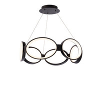 Solitaire 24in. LED Pendant Light 3000K in Black