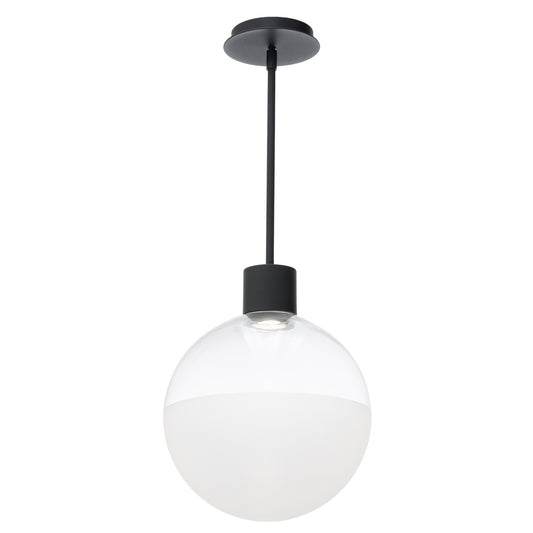 Gaze 12in. LED Mini Pendant Light 2700K in Black