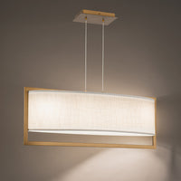 Park Avenue 31in. LED Pendant Light 3000K in Aged Brass