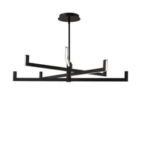 Ferrous 36in. LED Chandelier Light 3500K in Black
