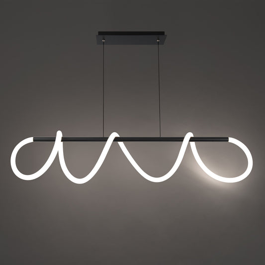 Tightrope 46in. LED Pendant Light 3000K in Black
