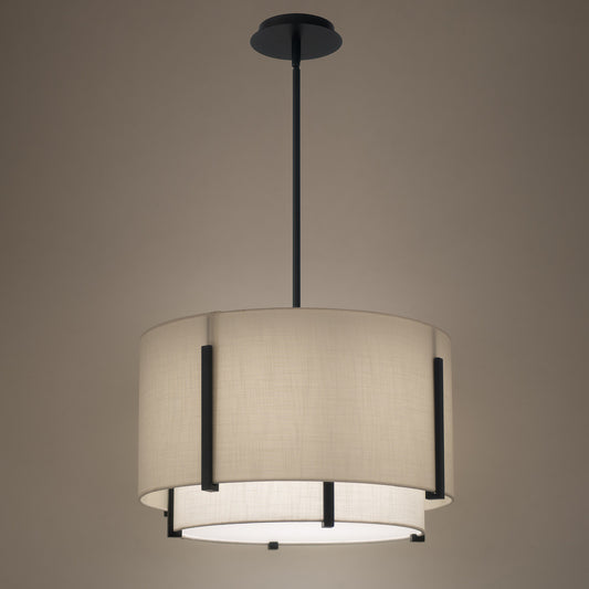 Strum 20in. LED Pendant Light 3000K in Black