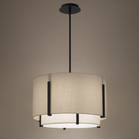 Strum 20in. LED Pendant Light 3000K in Black