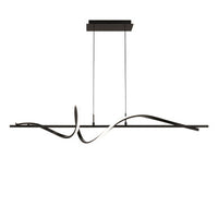 Corkscrew 43in. LED Linear Pendant 2700K in Black
