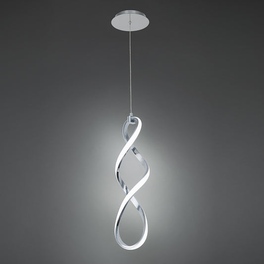 INTERLACE 21in. LED Mini Pendant Light 3000K in Chrome
