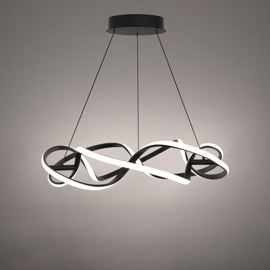 INTERLACE 28in. LED Pendant Light 3000K in Black
