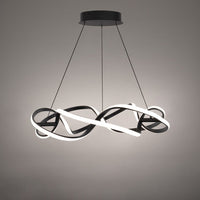 INTERLACE 28in. LED Pendant Light 3000K in Black
