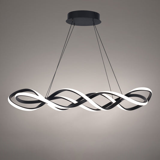 INTERLACE 39in. LED Pendant Light 3000K in Black