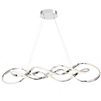 INTERLACE 39in. LED Pendant Light 3000K in Chrome