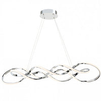 INTERLACE 39in. LED Pendant Light 3000K in Chrome