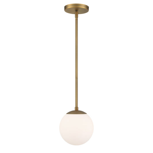 NIVEOUS 7in. LED Pendant Light 3000K in Aged Brass