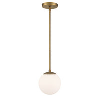 NIVEOUS 7in. LED Pendant Light 3000K in Aged Brass