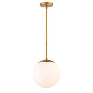 NIVEOUS 10in. LED Pendant Light 3000K in Aged Brass