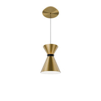 PIN UP 8IN MINI PENDANT 4CCT 2700K - PD-57108-27-BK/AB