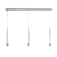 Quill 16in. LED Chandelier Light 2700K/3000K/3500K/4000K in Chrome