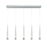Quill 16in. LED Chandelier Light 2700K/3000K/3500K/4000K in Chrome - PD-59405L-CH