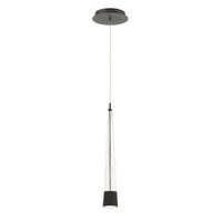 Quill 16in. LED Mini Pendant Light 3500K in Black