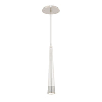 Quill 16in. LED Mini Pendant Light 3500K in Chrome